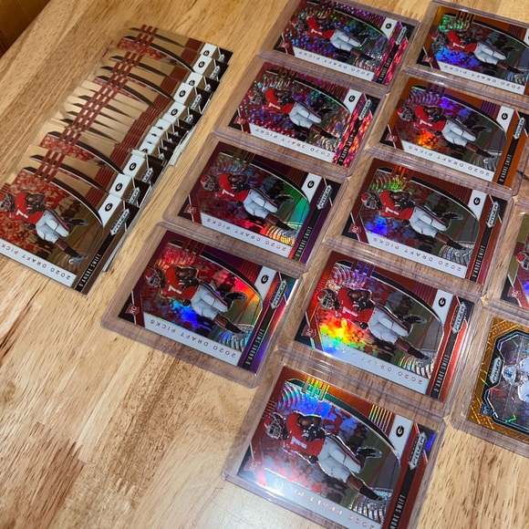 (27) 2020 Prizm Orange Pulsar DP DANDRE SWIFT Detroit Lions NFL RC LOT #/149 - Picture 4 of 9